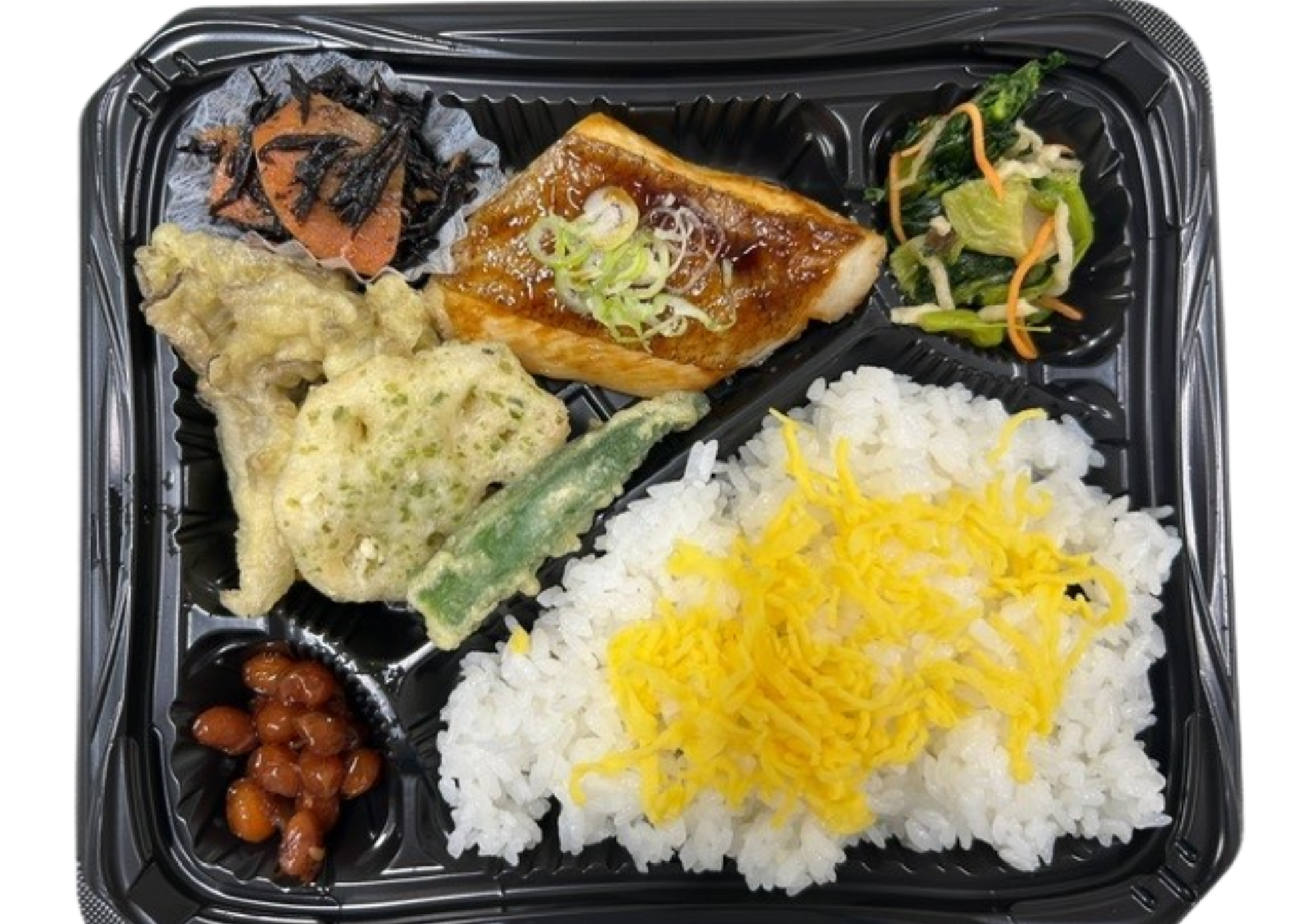 野菜たっぷりカレイ照焼き弁当