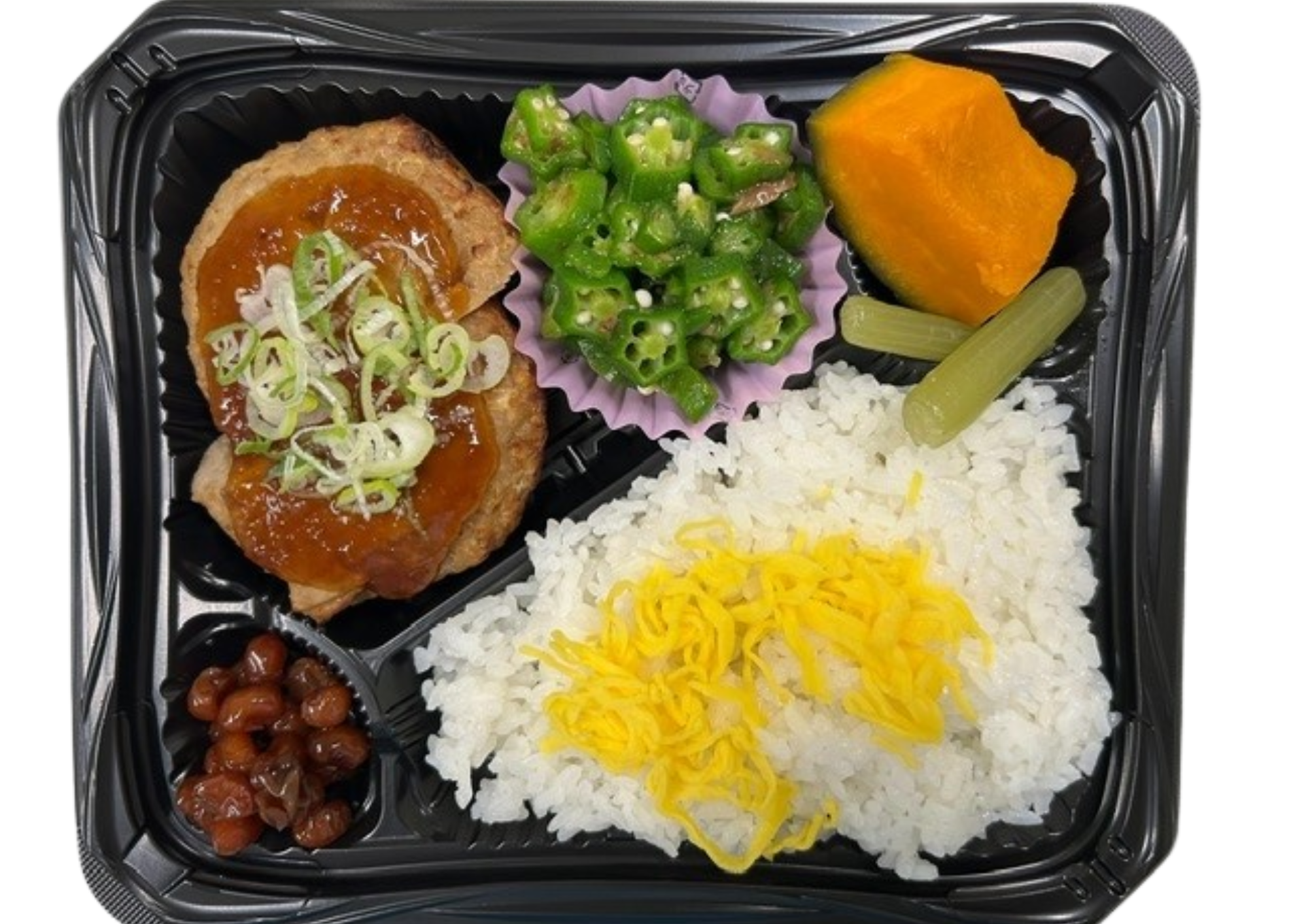 野菜たっぷりおろしハンバーグ弁当