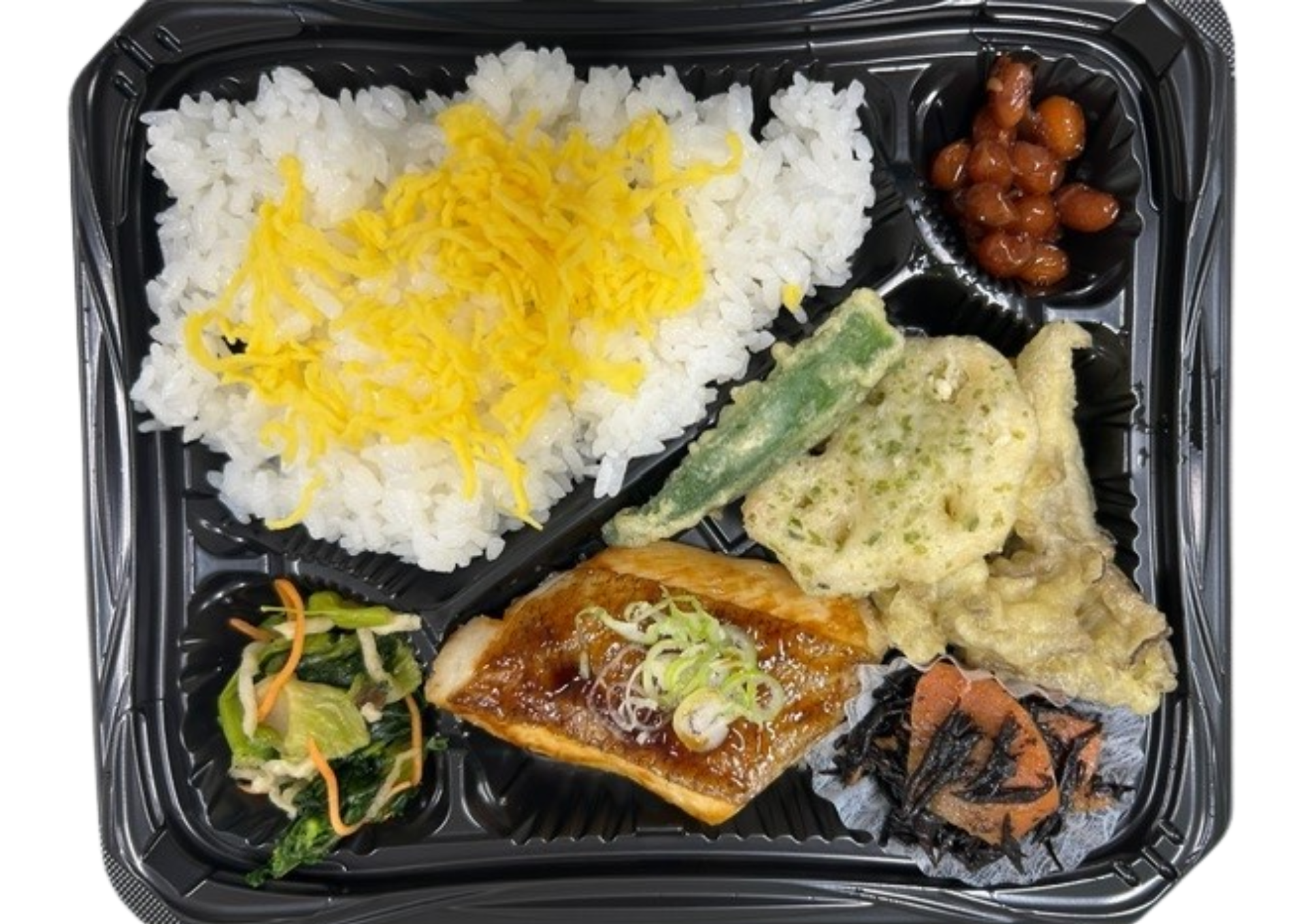 野菜たっぷりカレイ照焼き弁当